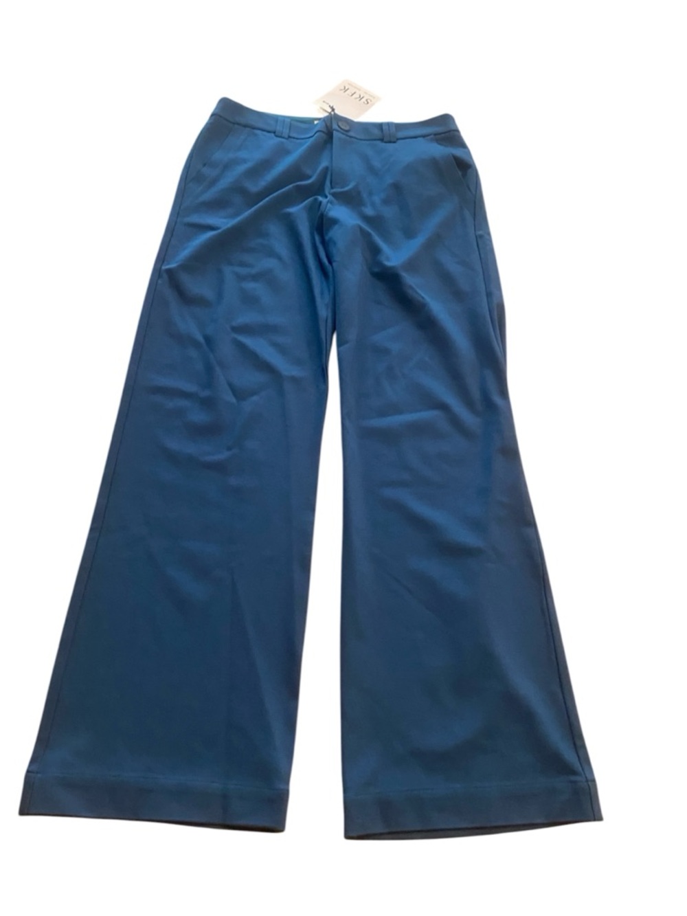 SKFK Women Blue Nekane Tencel Pants New Size 10, 32” length